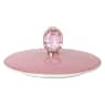Idyllia mug, Porcelain, Crystal print motif, Finch, Pink - Swarovski, 5735532