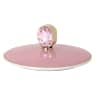 Idyllia mug, Porcelain, Crystal print motif, Finch, Pink - Swarovski, 5735532