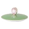 Caneca Idyllia, Porcelana, Motivo de impressão de cristais, maria-leque, Verde - Swarovski, 5735534