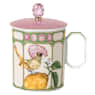 Caneca Idyllia, Porcelana, Motivo de impressão de cristais, maria-leque, Verde - Swarovski, 5735534