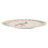 Plato ovalado Idyllia, Porcelana, Motivo de impresión de cristal, cacatúa, Multicolor - Swarovski, 5735537