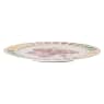 Idyllia service plate, Porcelain, Crystal print motif, Lily, Multicolored - Swarovski, 5735538
