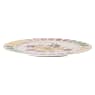 Idyllia service plate, Porcelain, Crystal print motif, Bouquet, Multicolored - Swarovski, 5735539