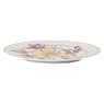 Idyllia bread plate, Porcelain, Crystal print motif, Bouquet, Multicolored - Swarovski, 5735550