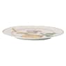 Idyllia bread plate, Porcelain, Crystal print motif, Flycatcher, Multicolored - Swarovski, 5735562