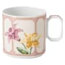 Idyllia espresso cup with saucer, Porcelain, Crystal print motif, Citron, Multicolored - Swarovski, 5735626