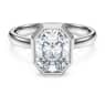 Eternity bezel ring, Lab-grown diamonds 2.0 ct tw, Octagon shape, 18K white gold - Swarovski, 5735710