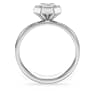 Eternity Bezel yüzük, Laboratuvarda üretilmiş elmaslar 2,0 karat toplam ağırlık, Sekizgen şekil, 18k beyaz altın - Swarovski, 5735716