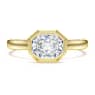 Anello con castone Eternity, Diamanti creati in laboratorio 1,0 ct tw, Forma ottagonale, Oro giallo 18 K - Swarovski, 5735721