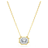 Eternity pendant, Lab-grown diamonds 1.0 ct tw, Octagon shape, 18K yellow gold - Swarovski, 5735725
