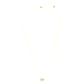 Eternity pendant, Lab-grown diamonds 1.0 ct tw, Octagon shape, 18K yellow gold - Swarovski, 5735725