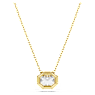 Eternity pendant, Lab-grown diamonds 1.0 ct tw, Octagon shape, 18K yellow gold - Swarovski, 5735725