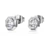 Eternity Ohrstecker, Im Labor gezüchtete Diamanten 1,0 ct tw, Achteckform, 18K Weißgold - Swarovski, 5735727