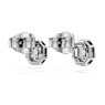 Pendientes de botón Eternity, Diamantes creados en laboratorio (peso total de 1,0 quilates), Forma octagonal, Oro blanco de 18 quilates - Swarovski, 5735727