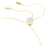 Idyllia Lilia bracelet, Butterfly, White, Gold-tone plated - Swarovski, 5736072