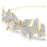 Idyllia Lilia bracelet, Butterfly, White, Gold-tone plated - Swarovski, 5736072