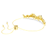 Idyllia Lilia bracelet, Butterfly, White, Gold-tone plated - Swarovski, 5736072