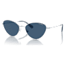 Occhiali da sole, Forma Cat-eye, SK7014, Blu - Swarovski, 5746292
