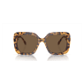 Sunglasses, Square shape, SK6001, Brown - Swarovski, 5746493