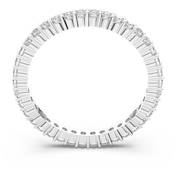 Vittore ring, Round cut, White, Rhodium plated - Swarovski, 5007778