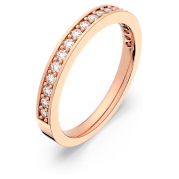 Rare ring, White, Rose gold-tone plated - Swarovski, 5032899