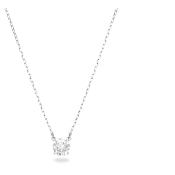 Attract 세트, 라운드 컷, 화이트, 로듐 플래팅 - Swarovski, 5113468