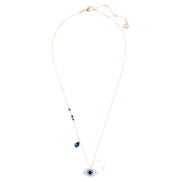 Pingente Swarovski Symbolic, Olho grego, Azul, Acabamento de combinação de metais - Swarovski, 5172560