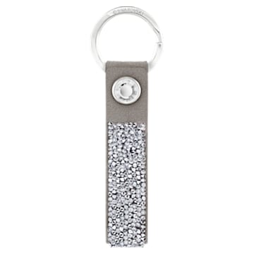 Glam Rock key ring, Grey, Stainless steel - Swarovski, 5174951
