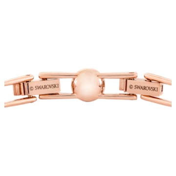 Angelic bracelet, Round, White, Rose gold-tone plated - Swarovski, 5240513