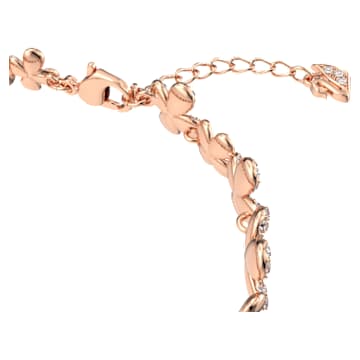 Elderflower bracelet, Flower, Pink, Rose gold-tone plated - Swarovski, 5253672