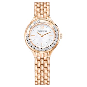 verdacht Hectare band Lovely Crystals watch, Swiss Made, Metal bracelet, Rose gold tone, Rose  gold-tone finish