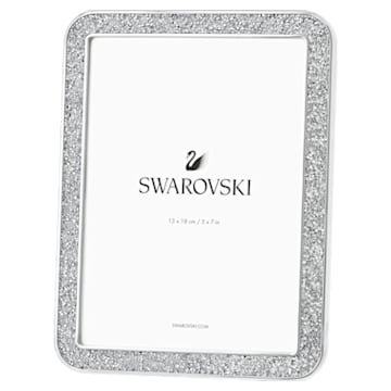 Rámeček na fotku Minera, Pravoúhlý tvar, Střední, Stříbrný odstín - Swarovski, 5351296