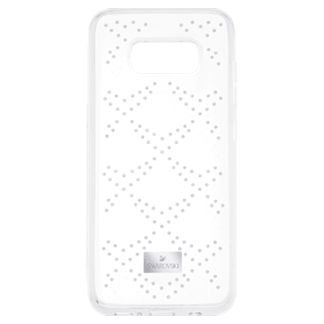 Coque rigide pour smartphone avec cadre amortisseur Hillock, Samsung Galaxy S® 8, transparent - Swarovski, 5364493