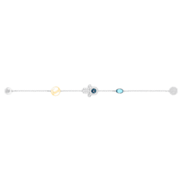 Strand Swarovski Remix Collection, Cierre magnético, Mano, Azul, Combinación de acabados metálicos - Swarovski, 5373249