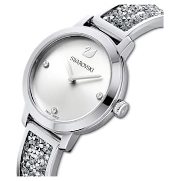 Cosmic Rock watch, Metal bracelet, Silver Tone, Stainless steel - Swarovski, 5376080