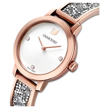 Cosmic Rock horloge, Swiss Made, Metalen armband, Roségoudkleurig, Roségoudkleurige afwerking - Swarovski, 5376092