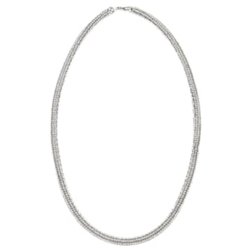 Skinny Bolster necklace, Palladium plated - Swarovski, 5377153