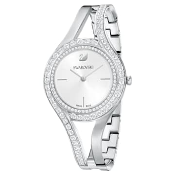Eternal watch, Swiss Made, Metal bracelet, Silver tone, Stainless steel - Swarovski, 5377545