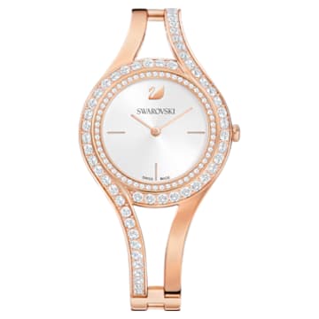 Eternal 手錶, 瑞士製造, 金屬手鏈, 玫瑰金色調, 玫瑰金色潤飾 - Swarovski, 5377576