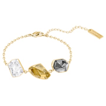 Prisma Bracelet, Multi-coloured, Gold-tone plated - Swarovski, 5377981