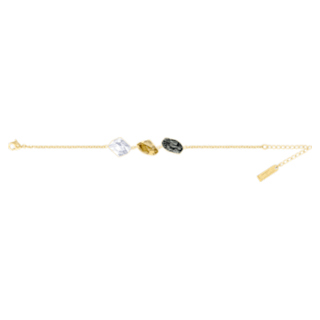 Prisma Bracelet, Multi-coloured, Gold-tone plated - Swarovski, 5377981