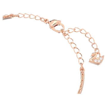 Ginger バングル, グレー, ローズゴールドトーン・プレーティング - Swarovski, 5389046