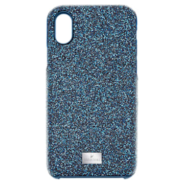 Coque rigide pour smartphone avec cadre amortisseur High, iPhone® X/XS, bleu - Swarovski, 5392041
