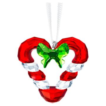 Candy Cane Heart Ornament - Swarovski, 5403314