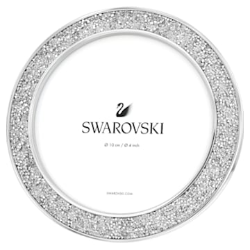 Minera picture frame, Round, Silver tone - Swarovski, 5408239