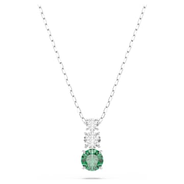 Attract Trilogy pendant, Round, Green 