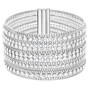 Fit Bracelet, White, Stainless steel - Swarovski, 5421826