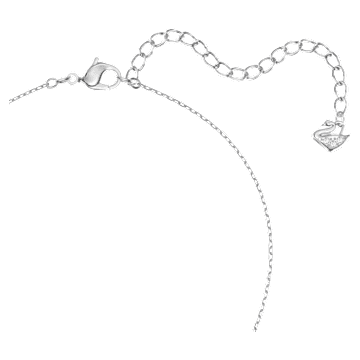 Magic pendant, Snowflake, White, Rhodium plated - Swarovski, 5428432