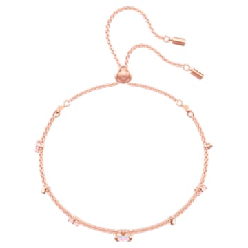 One Bracelet, Multi-colored, Rose-gold tone plated - Swarovski, 5446304
