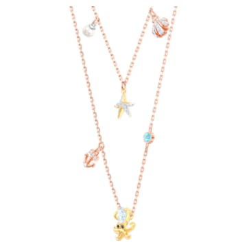 Ocean Necklace, Multi-colored, Mixed plating - Swarovski, 5446664